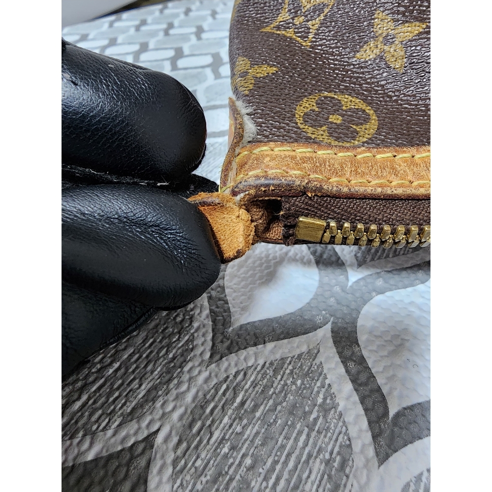 LOUIS VUITTON Monogram Palermo PM Shoulder Bag Brown - Picture 13 of 16